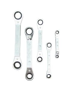 Lang Tools (Kastar) 5PC SAE OFFSET RATCHETING