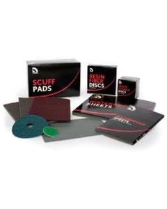 USA60001 image(0) - USC ABRASIVES 60001 Scuff Pad, 9 in W x 6 in L, Gray