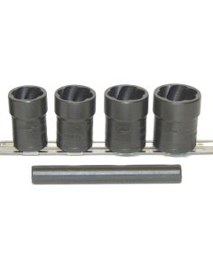 Milton Industries LTI Tool By MIlton 5 Piece Locking Lugnut Twist Socket Removal Kit.  Includes Twist Sockets 4400-30; -35; -50; -70 & Pu