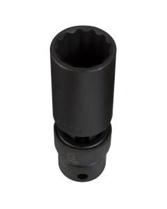 SUN212MZUD image(0) - SUNEX SOC 12MM 1/2D IMP UNIV 12PT DP BLK