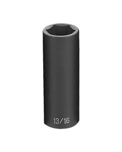 GRE2026D image(0) - Grey Pneumatic 1/2" Drive x 13/16" Deep Socket