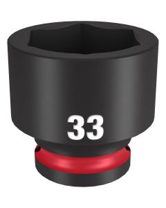 MLW49-66-6265 image(1) - Milwaukee Tool SHOCKWAVE Impact Duty  1/2"Drive 33MM Standard 6 Point Socket