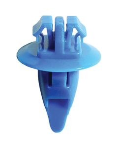 AUVECO 20390 Fender Molding Clip, 17 mm Dia Head x 17 mm L Stem, Nylon, Blue