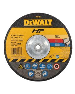 DWTDW8439 image(1) - DEWALT 11 Pipeliner Cut/Grind Wheel, 9-Inch X 1/8-Inch X 5/8-Inch