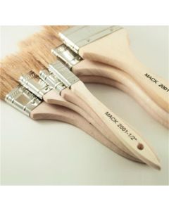 Mack Brushes Whitey II 2001-25 2001 Series All Purpose Throw-Away Chip Brush, 2-1/2 in, Wood Handle, Natural White
