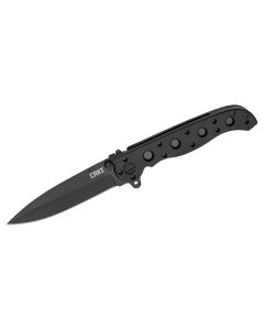 CRKM16-01KZ image(0) - CRKT (Columbia River Knife) M16-01KZ 8Cr13MoV EDP Plain Blade Folding Knife with Liner Lock Glass-Reinforced Nylon Handle - Black