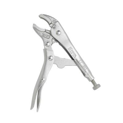 KTI58705 image(1) - K Tool International Pliers Locking Curved-Jaw 5 in.