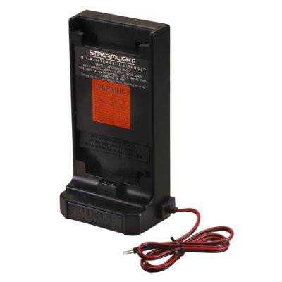 STL45076 image(0) - Streamlight Direct Wire 12V DC Mounting Rack - Black - HID LiteBox