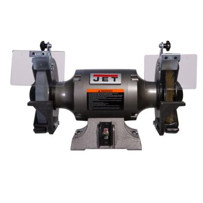 JET577128 image(0) - Jet Tools JBG-8W - 8" Shop Bench Grinder with Wire Wheel