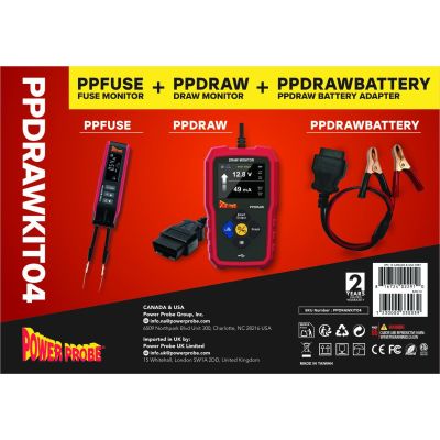 PPRPPDRAWKIT04 image(0) - Power Probe POWER PROBE PPDRAW + Battery Adptr+ PPFUSE