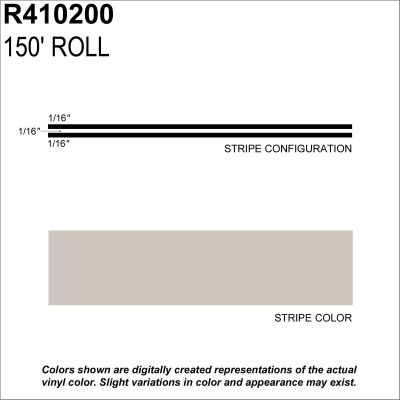 SHR410200 image(0) - SHARPLINE CONVERTING INC MS, 3/16" X 150'; New Pewter Metallic