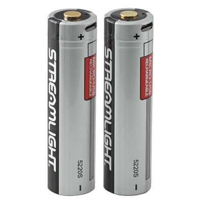 STL22103 image(0) - Streamlight SL-B26 Protected Li-Ion USB Rechargeable Battery Pack - 12pk - Silver