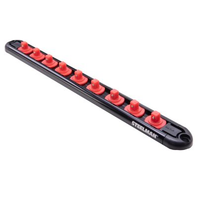 JSP60733 image(0) - J S Products (steelman) 1/4-Inch Drive 9-Piece Aluminum Socket Storage Rail