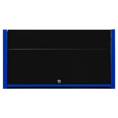 EXTDX412501HCBKBL image(1) - Extreme Tools DX Series 41in W X 25in D Extreme Power Workstation Hutch Black with Blue Handle