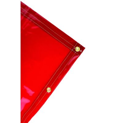 SRW37606 image(0) - Jackson Safety Transparent Welding Curtain - 6' x 4' - Weight (per sq. yd.) 13 oz - Thickness 0.014" - Orange - Amp Usage Medium/High