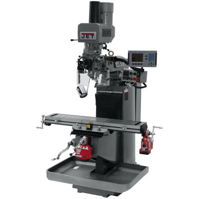 JET690523 image(0) - Jet Tools JTM-949EVS Mill With Acu-Rite 203 DRO With X and Y-Axis Powerfeeds and Air Powered Drawbar