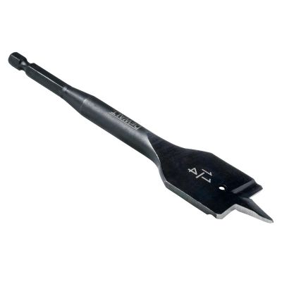 DWTDW1584 image(2) - DEWALT 1/4" x 6" Heavy Duty Spade Bit