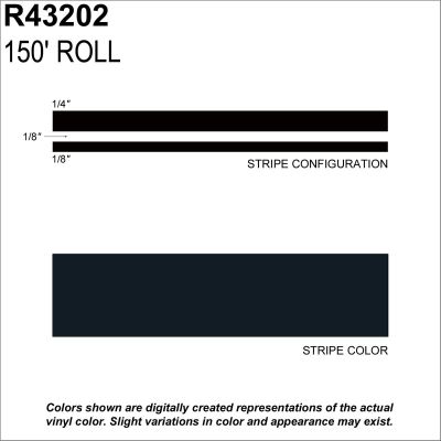 SHR43202 image(0) - SHARPLINE CONVERTING INC MS, 1/2" X 150'; Black