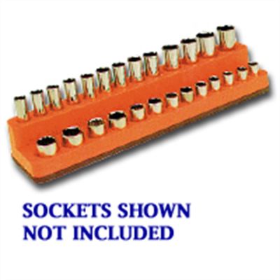 MTS724 image(1) - Mechanic's Time Savers SOC HOL 1/4 MAG ORANGE SOLAR