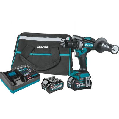 MAKGFD01D image(0) - Makita 40V max XGT&reg; Brushless Cordless 1/2" Driver-Drill Kit, 2-speed, var. speed, L.E.D. Light, bag (2.5Ah)