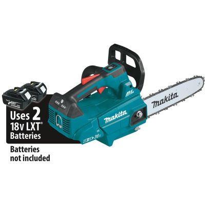 MAKXCU08Z image(0) - Makita 36V (18V X2) LXT&reg; Brushless 14" Top Handle Chain Saw, Tool Only