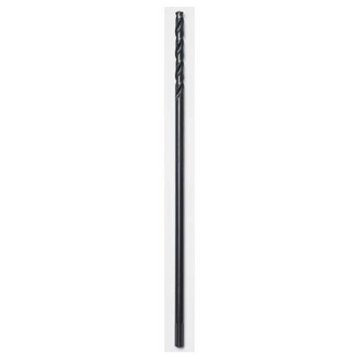 MLW48-89-2772 image(0) - Milwaukee Tool 1/4" x 12" Aircraft Length Black Oxide Drill Bit