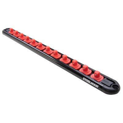 JSP60732 image(0) - J S Products (steelman) 1/4-Inch Drive 12-Piece Aluminum Socket Storage Rail