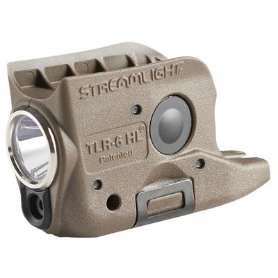 STL69351 image(0) - Streamlight TLR-6 HL G (GLOCK 42/43) White LED / Green Laser &hyphen; Includes (3) SL-B2 Batteries and Charger  &hyphen; Flat Dark Earth Brown