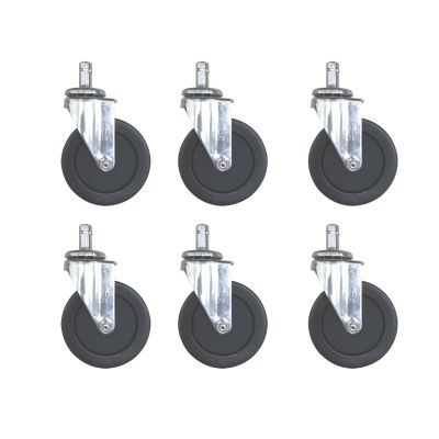 LDS1010981 image(0) - ShopSol ShopSol Caster Kit, Dual Bearing (6) Pack