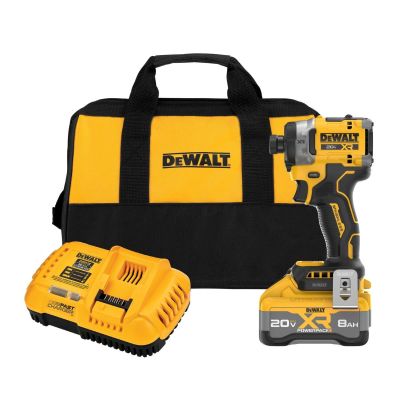 DWTDCF860WW1 image(0) - DeWalt 20V MAX* XR Brushless Cordless 3-Speed High Torque 1/4-in. Impact Driver Kit