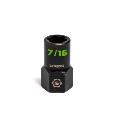 GETXBS32 image(0) - Grip Edge Tools 7/16"  3/8" Dr RPT Socket Extractor with FORS (Standard Length)